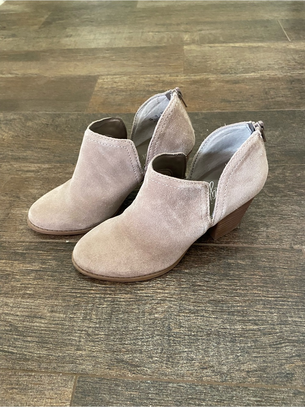 Fergie Suede Booties/Heels